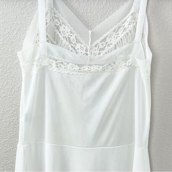 Vintage Slip Full One Piece White - Picture 3 of 11